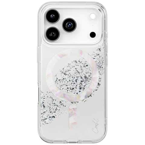 ⁨Etui UNIQ Coehl Crystelle do iPhone 17   Pro Magnetic Charging srebrny⁩ w sklepie Wasserman.eu