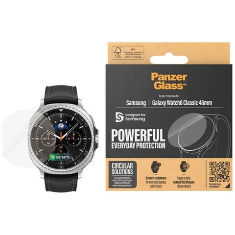 ⁨Szkło hartowane PanzerGlass Screen       Protector do Samsung Galaxy Watch8 Classic 46mm⁩ w sklepie Wasserman.eu