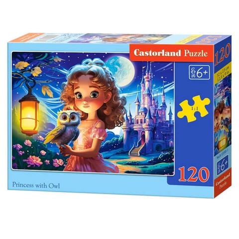Puzzle 120-elementów Princess with Owl w sklepie Wasserman.eu