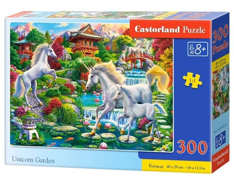 ⁨Puzzle 300 elementów B-030521 Unicorn Garden jednorożce⁩ w sklepie Wasserman.eu