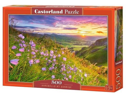 ⁨Puzzle 500 el. B-53681 Harebells at Sunrise krajobraz⁩ w sklepie Wasserman.eu