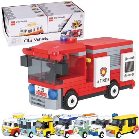 ⁨Klocki konstrukcyjne CITY VEHICLE - modele z serii: pojazdy miejskie ZA5854⁩ w sklepie Wasserman.eu