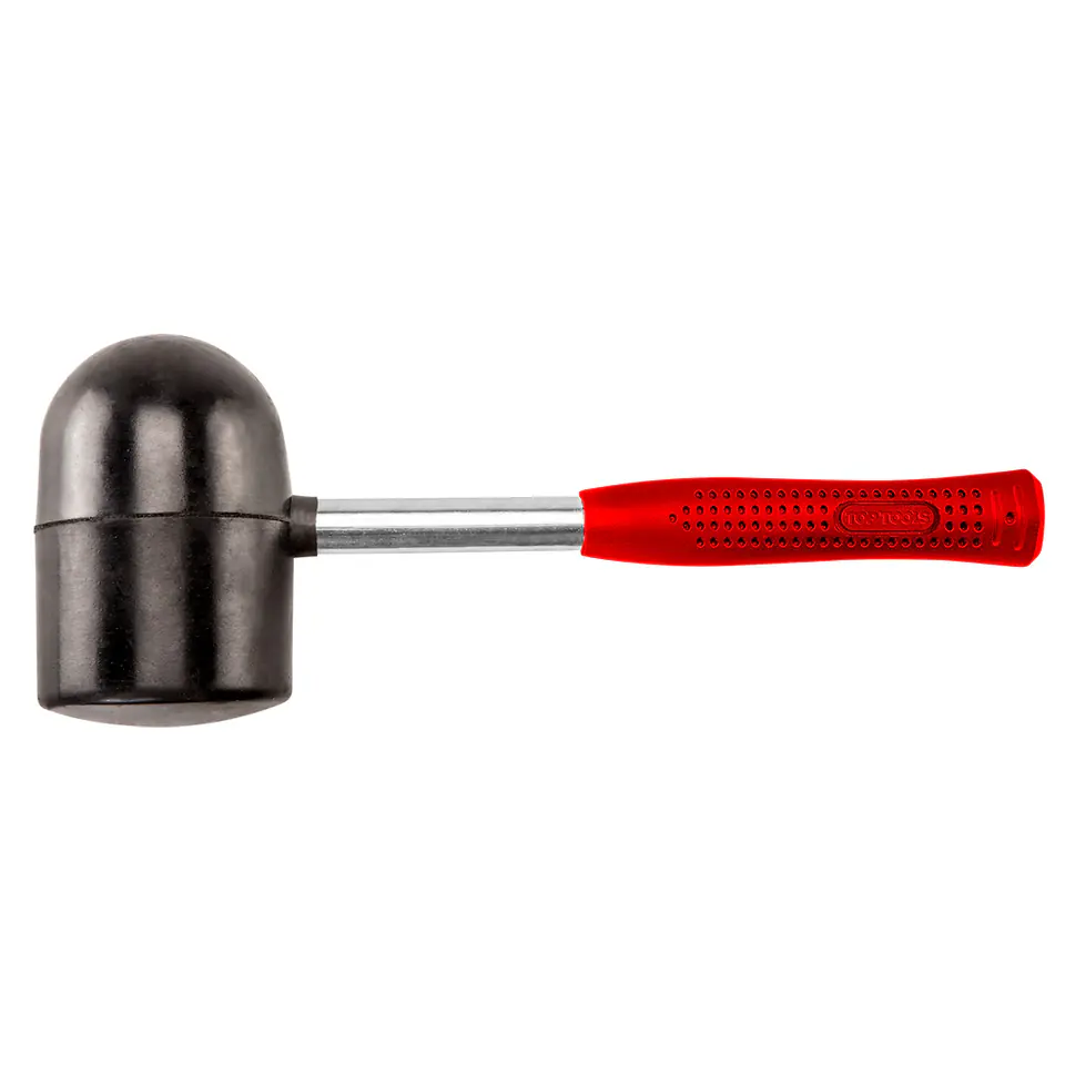 ⁨Rubber hammer 90 mm/1250 g, metal shaft⁩ at Wasserman.eu