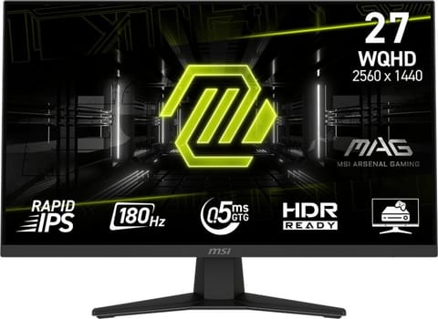 ⁨Monitor MSI 274QF (27" /Rapid IPS /180Hz /2560 x 1440 /Czarny)⁩ w sklepie Wasserman.eu