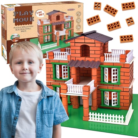 ⁨WOOPIE Zestaw Do Budowania z Cegieł - Willa 357 el.⁩ w sklepie Wasserman.eu