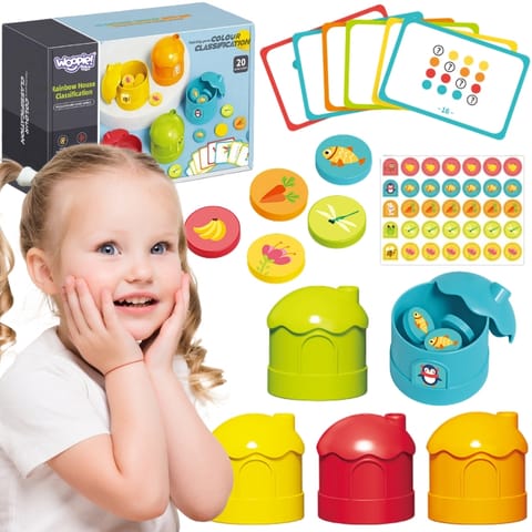 ⁨WOOPIE Gra Logiczna Edukacyjna Sorter Klasyfikacja Kolorów⁩ w sklepie Wasserman.eu