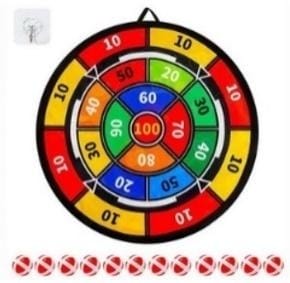 ⁨Tarcza z piłeczkami na rzep 12szt 76x76cm⁩ w sklepie Wasserman.eu