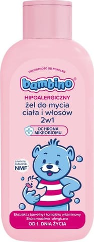 ⁨NIVEA BAMBINO Żel do ciała/wł 400ml 2w1 83671⁩ w sklepie Wasserman.eu