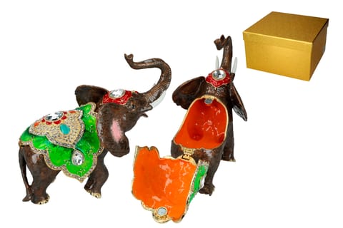 ⁨Kasetka metalowa - słoń⁩ w sklepie Wasserman.eu