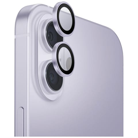 ⁨Szkło na obiektyw aparatu UNIQ Optix     Aluminium Camera Lens Protector do iPhone 17 z aplikatorem lawendowy⁩ w sklepie Wasserman.eu