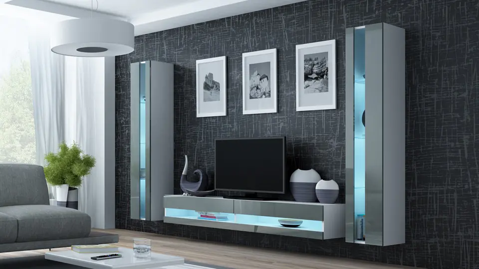 Zestaw VIGO NEW 3 biały/szary połysk w sklepie Wasserman.eu