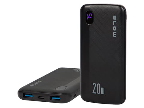⁨Power Bank 10000mAh QC 20W PB10B CZARNY⁩ w sklepie Wasserman.eu