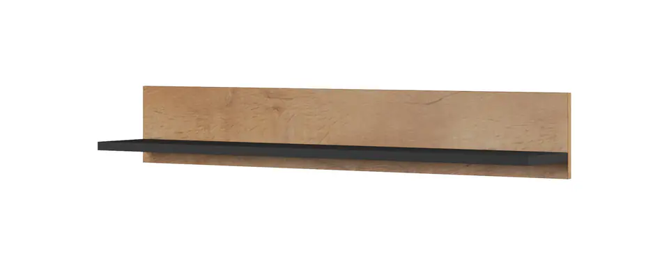 Cama set of two shelves 125cm SOHO lefkas oak/black at Wasserman.eu