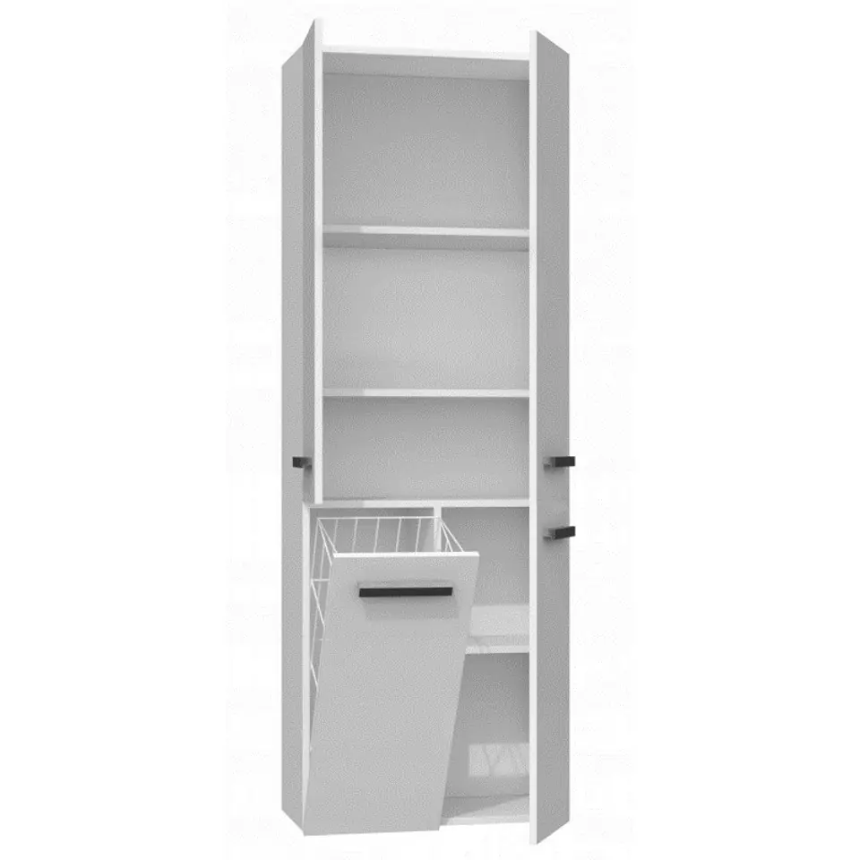 ⁨Topeshop NEL 1K DD BPOŁ bathroom storage cabinet White⁩ at Wasserman.eu