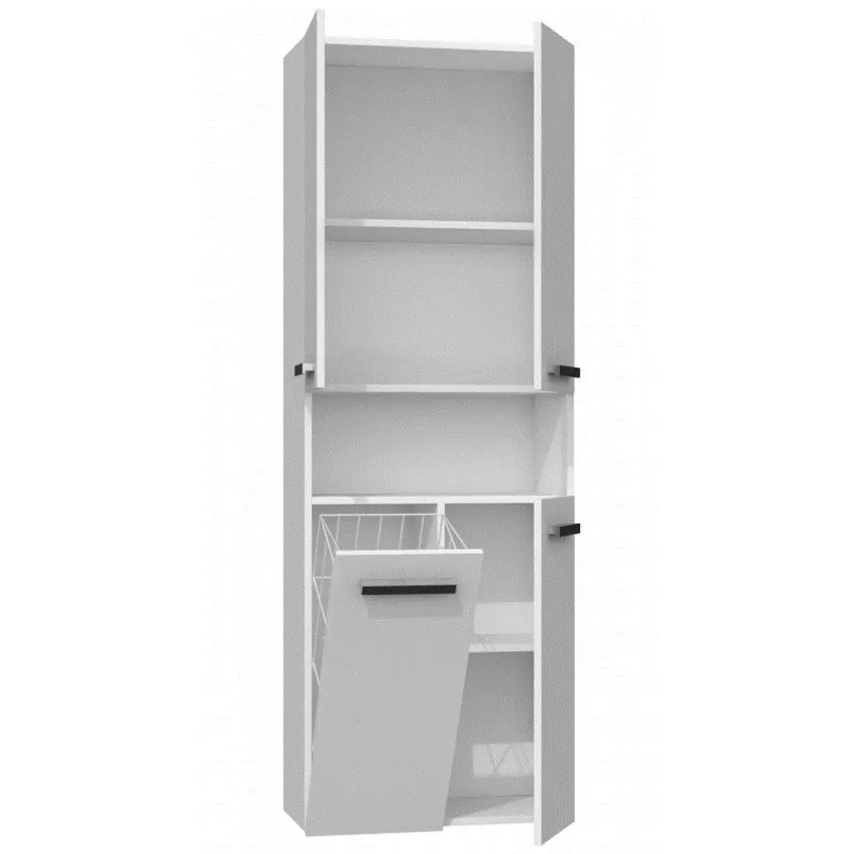 ⁨Topeshop NEL 1K DK BIEL bathroom storage cabinet White⁩ at Wasserman.eu