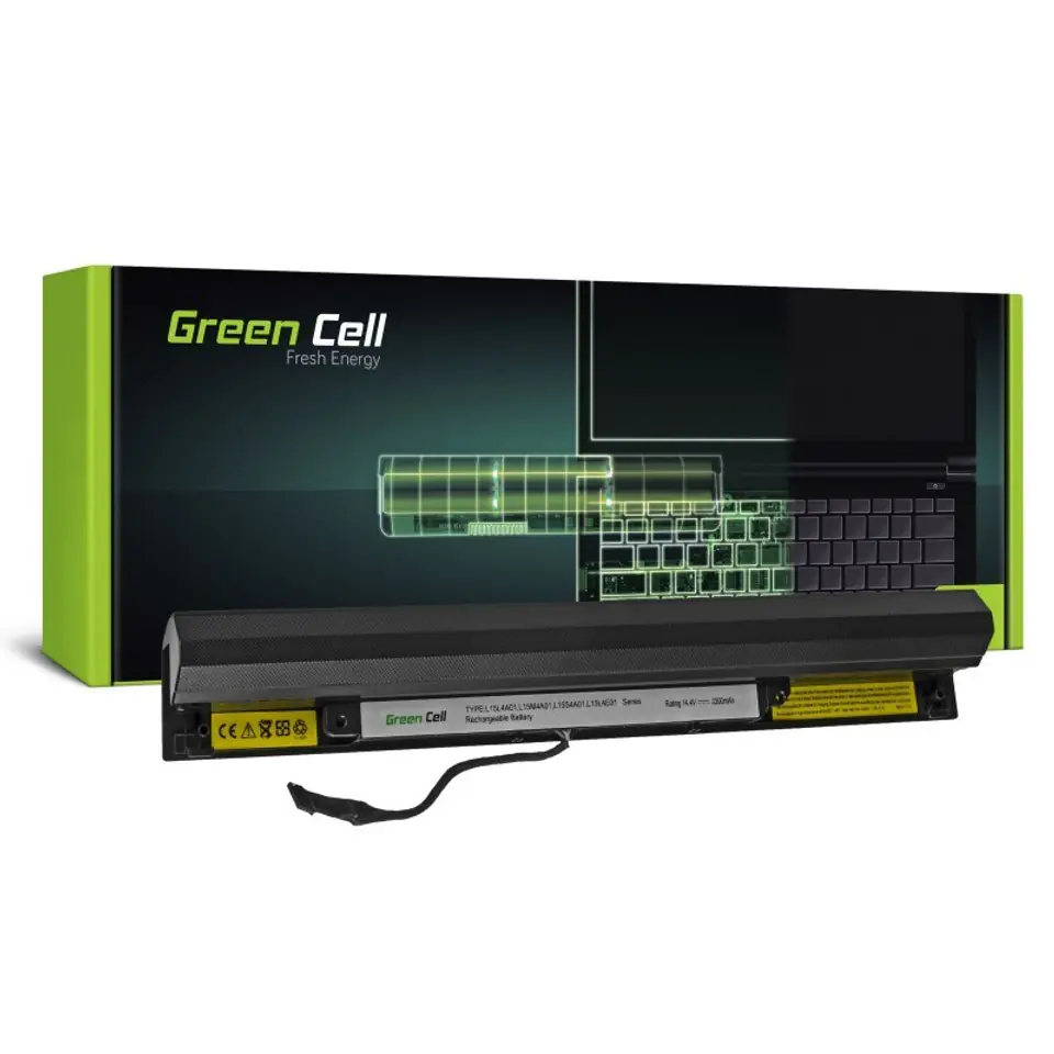 ⁨GREEN CELL BATERIA LE97 DO LENOVO L15M4A01 2200 MAH 14.4V⁩ w sklepie Wasserman.eu