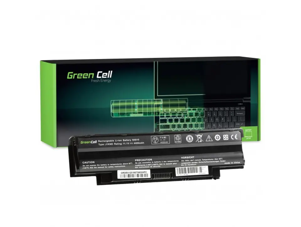 ⁨GREEN CELL BATERIA DE01 DO DELL J1KND 4400 MAH 11.1V⁩ w sklepie Wasserman.eu