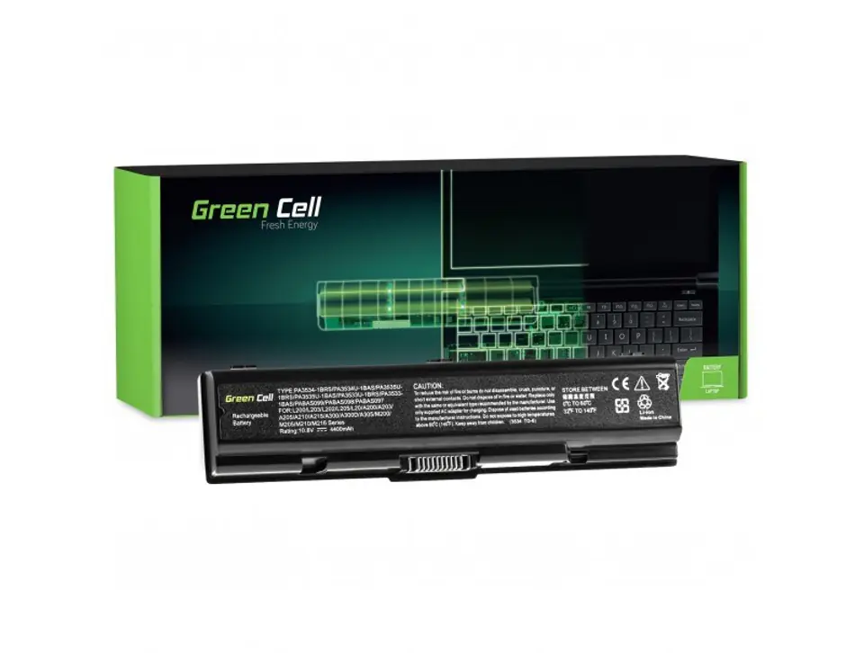 ⁨GREEN CELL BATERIA TS01 DO TOSHIBA PA3534U-1BRS 4400 MAH 10.8V⁩ w sklepie Wasserman.eu