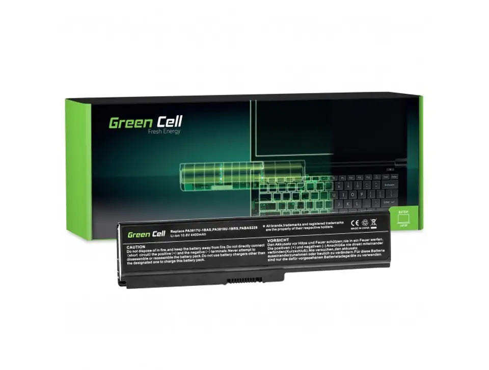 ⁨GREEN CELL BATERIA TS03 DO TOSHIBA PA3817U-1BRS 4400 MAH 10.8V⁩ w sklepie Wasserman.eu