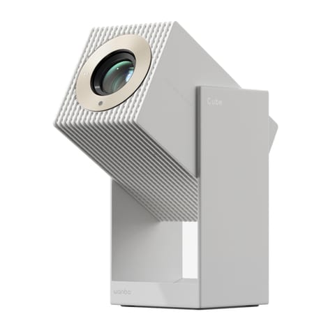 ⁨XIAOMI WANBO CUBE 2 PRO WHITE, 500 ANSI, ANDROID TV 11, GIMBAL 230DEG, ToF LASER RADAR⁩ w sklepie Wasserman.eu