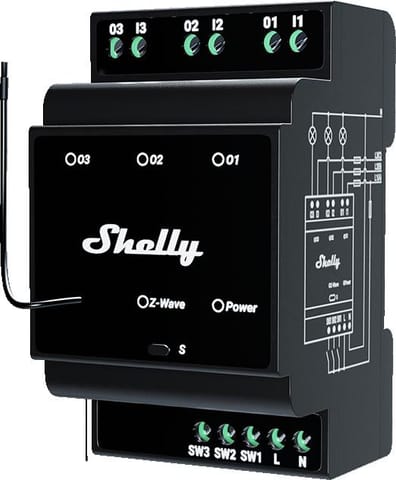 ⁨Shelly Wave PRO 3 EU LR⁩ w sklepie Wasserman.eu
