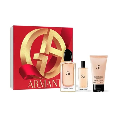 ⁨SEL ZEST GIORGIO ARMANI Si EDP100ml+EDP15ml+BL50m&⁩ w sklepie Wasserman.eu