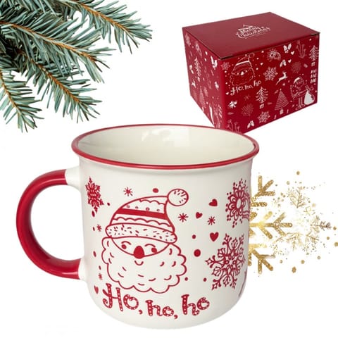 ⁨Świąteczny Kubek ceramiczny 350 ml + Pudełko na Prezent KB12⁩ w sklepie Wasserman.eu