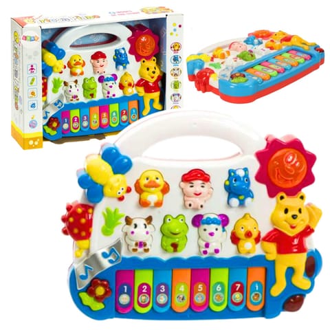 ⁨Pianinko Dla Maluszka Odgłosy Zwierząt 2 Kolory⁩ w sklepie Wasserman.eu