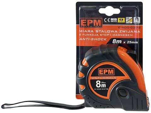 MIARA ZWIJANA ANTI-SHOCK 8M*25MM. w sklepie Wasserman.eu