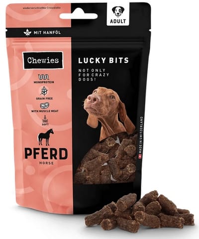 ⁨Chewies Lucky Bits Adult Konina 80g⁩ w sklepie Wasserman.eu