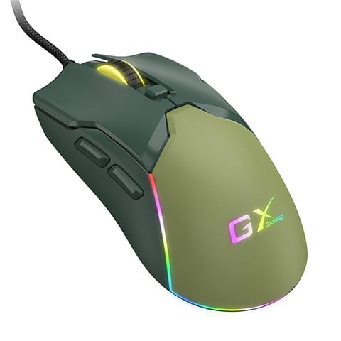 ⁨Genius GX Gaming Scorpion M700 Mysz przewodowa, zielona, 7200DPI⁩ w sklepie Wasserman.eu