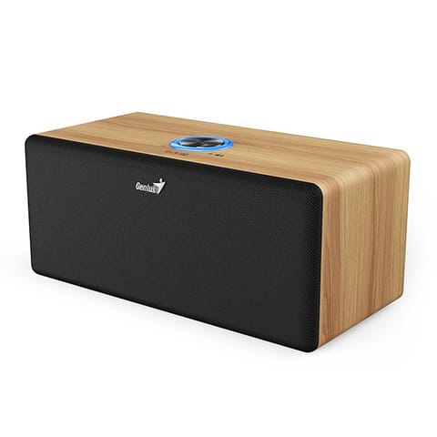 ⁨Genius głośnik SP-HF505BT, 20W, brązowe, drewniane⁩ w sklepie Wasserman.eu