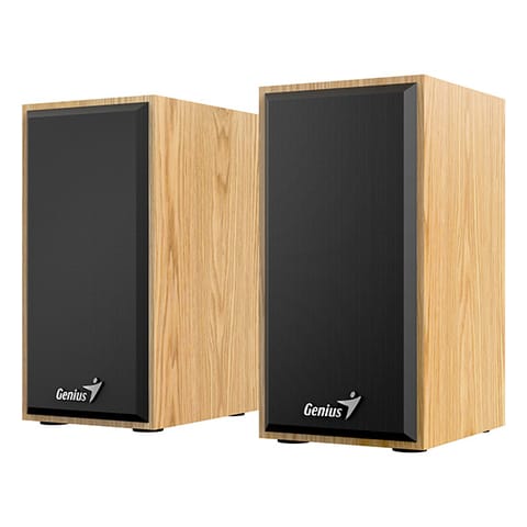 ⁨Genius głośniki SP-HF180, 6W, brązowe, drewniane⁩ w sklepie Wasserman.eu