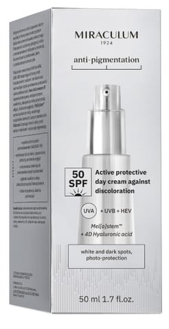 ⁨MIRACULUM Anti-Pigmentation Aktywny krem przeciw przebarwieniom SPF 50 50 ml⁩ w sklepie Wasserman.eu