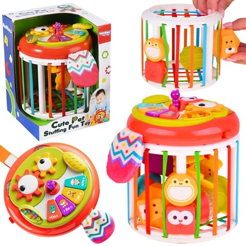 ⁨WOOPIE BABY Walec Kostka Sensoryczna Interaktywny Bębenek⁩ w sklepie Wasserman.eu