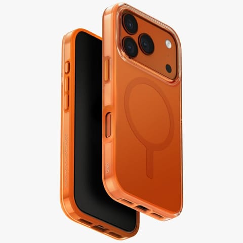 ⁨Etui UNIQ Clario do iPhone 17 Pro        Magclick Charging pomarańczowy⁩ w sklepie Wasserman.eu