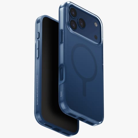 ⁨Etui UNIQ Clario do iPhone 17 Pro Max    Magclick Charging niebieski⁩ w sklepie Wasserman.eu