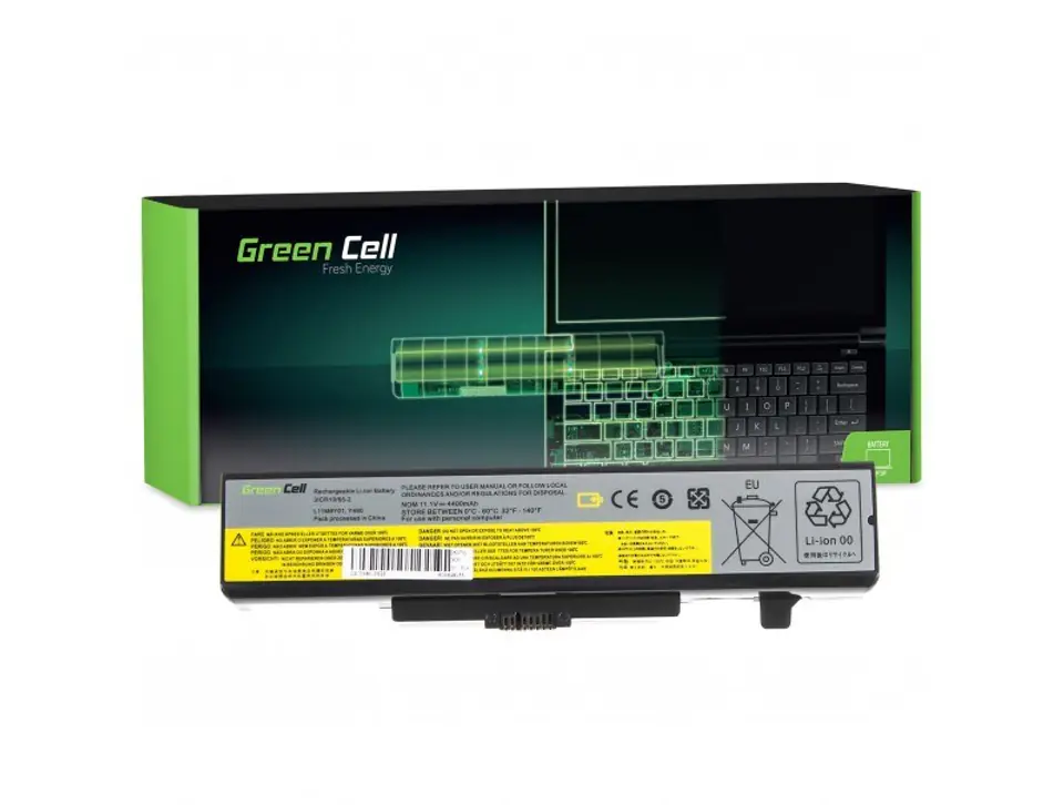 ⁨GREEN CELL BATERIA LE34 DO LENOVO L11S6Y01 4400 MAH 11.1V⁩ w sklepie Wasserman.eu