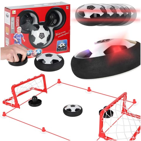 ⁨Latająca lewitująca piłka nożna krążek cymbergaj hoverball z bramkami⁩ w sklepie Wasserman.eu