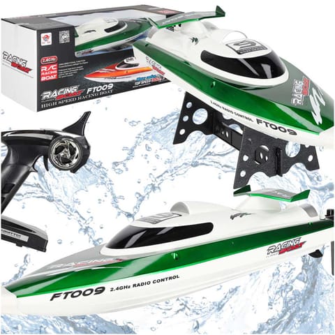⁨RC Boat Remote Controlled FT009 Green⁩ at Wasserman.eu
