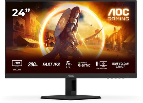 ⁨Monitor AOC AOC 24G4HRE (23.8" /IPS /200Hz /1920 x 1080 /Czarny)⁩ w sklepie Wasserman.eu