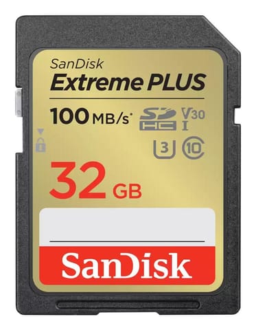 ⁨Sandisk EXTREME PLUS 32GB SDHC MEMORY⁩ w sklepie Wasserman.eu