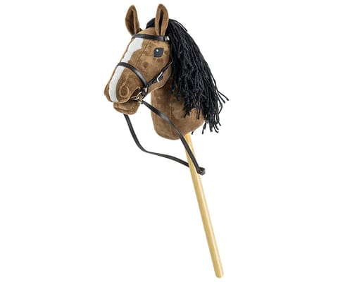 ⁨Milly Mally Hobby Plus Koń na Kiju Dark Brown⁩ w sklepie Wasserman.eu