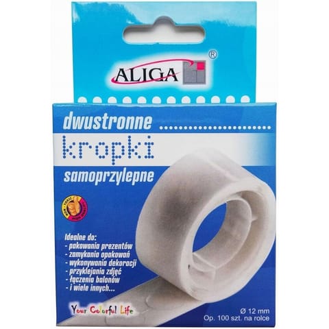 ⁨Kropki samop. dwustronne przeźr. 10,5 mm PSD-3488 ALIGA⁩ w sklepie Wasserman.eu