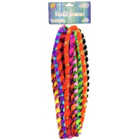 ⁨Druty pluszowe przeplatane mix 9mm x 50cm DP-0217 ALIGA⁩ w sklepie Wasserman.eu