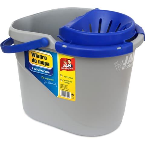 ⁨Wiadro z wyciskaczem 12L JAN NIEZBĘDNY 8571009827⁩ w sklepie Wasserman.eu