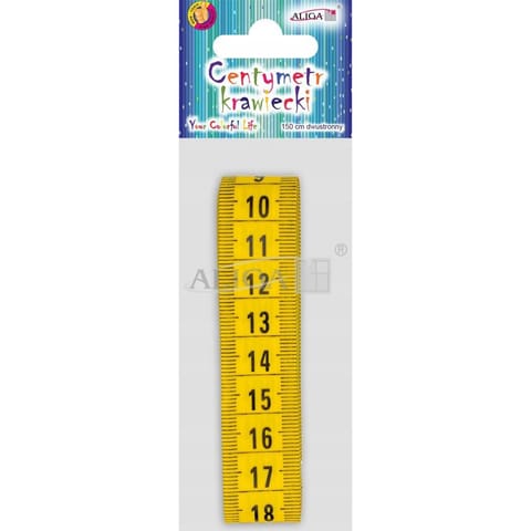 ⁨Centymetr krawiecki dwustronny 150cmx2cm CK-8695 ALIGA⁩ w sklepie Wasserman.eu