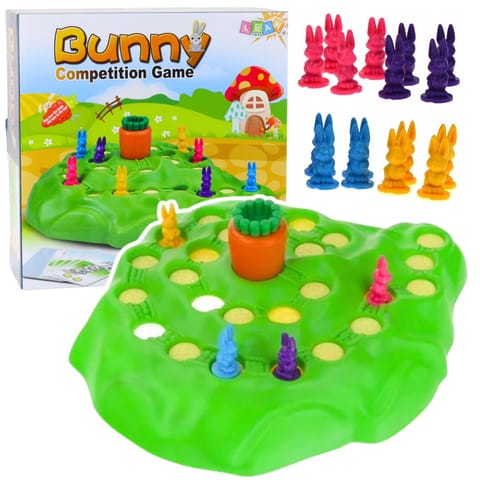 ⁨Gra Rodzinna Króliki Funny Bunny Wyścig Po Marchew Karty⁩ w sklepie Wasserman.eu