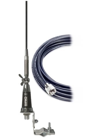 ⁨Antena CB Sirio GL-27 Karawan. Bezmasowa. Kamper, bus, pojazdy z tworzywa.⁩ w sklepie Wasserman.eu