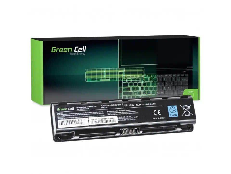 ⁨GREEN CELL BATERIA TS13V2 DO TOSHIBA PA5109U-1BRS 4400 MAH 10.8V⁩ w sklepie Wasserman.eu